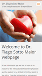 Mobile Screenshot of dr-tiagosottomaior.com